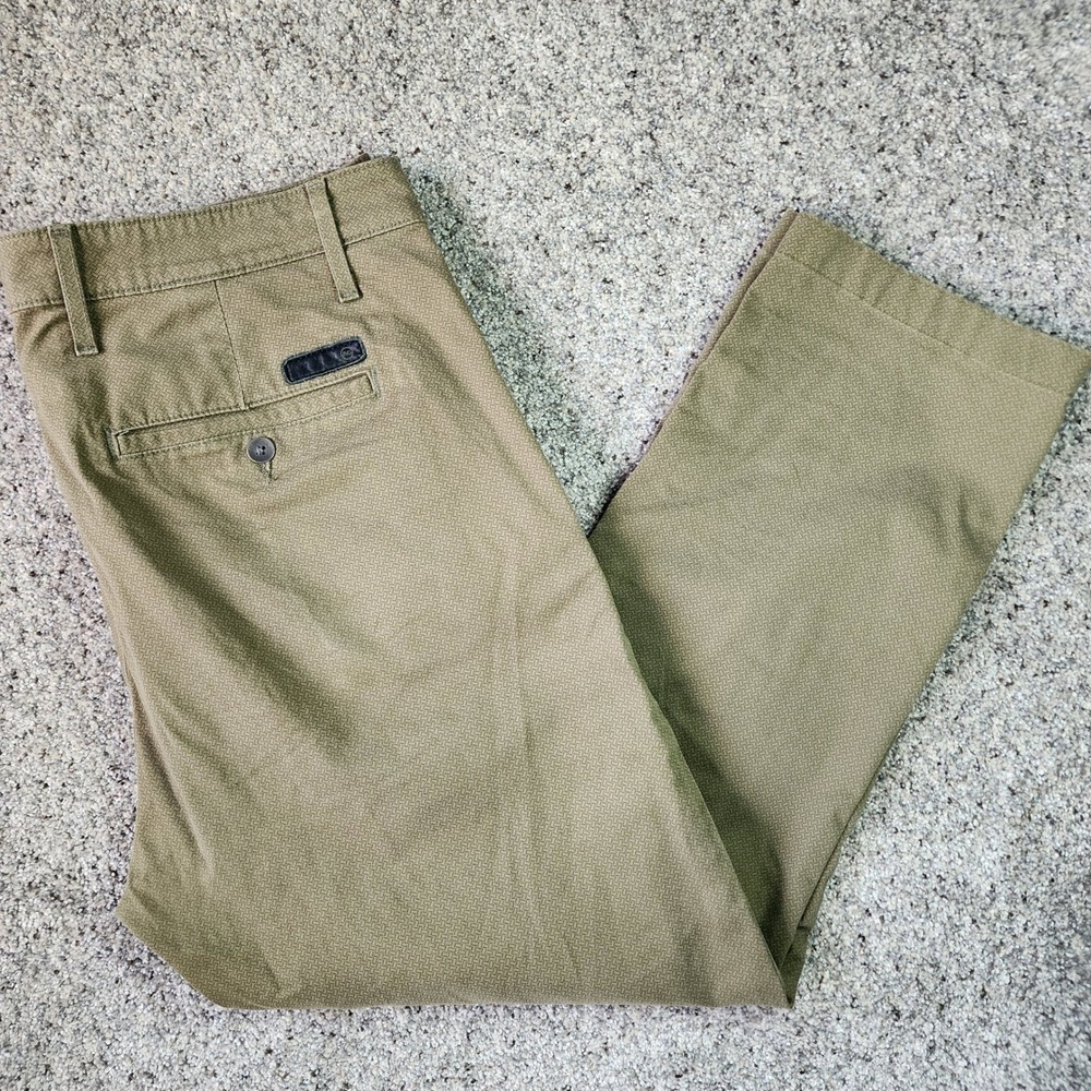 AG Adriano Goldschmied The Marshall Pants Mens 36‎ Slim Straight Green EUC